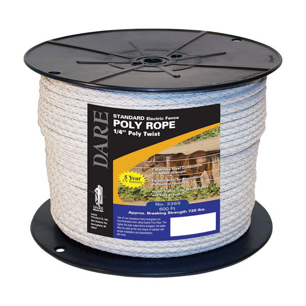 Fi-Shock Poly Twisted Rope 600Ft 3365